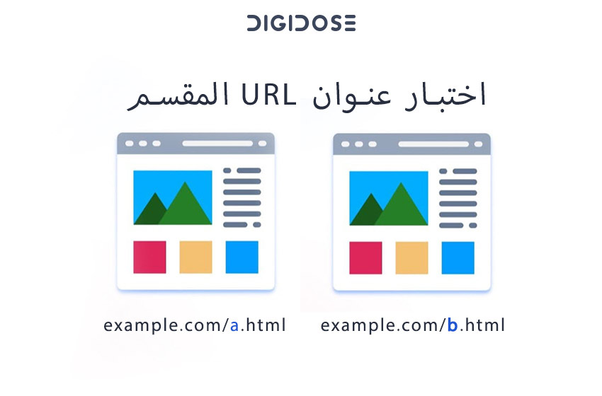 اختبار عنوان URL المقسم